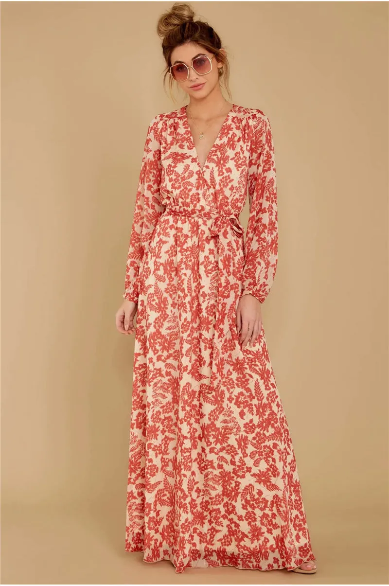 V Neck Long Dresses