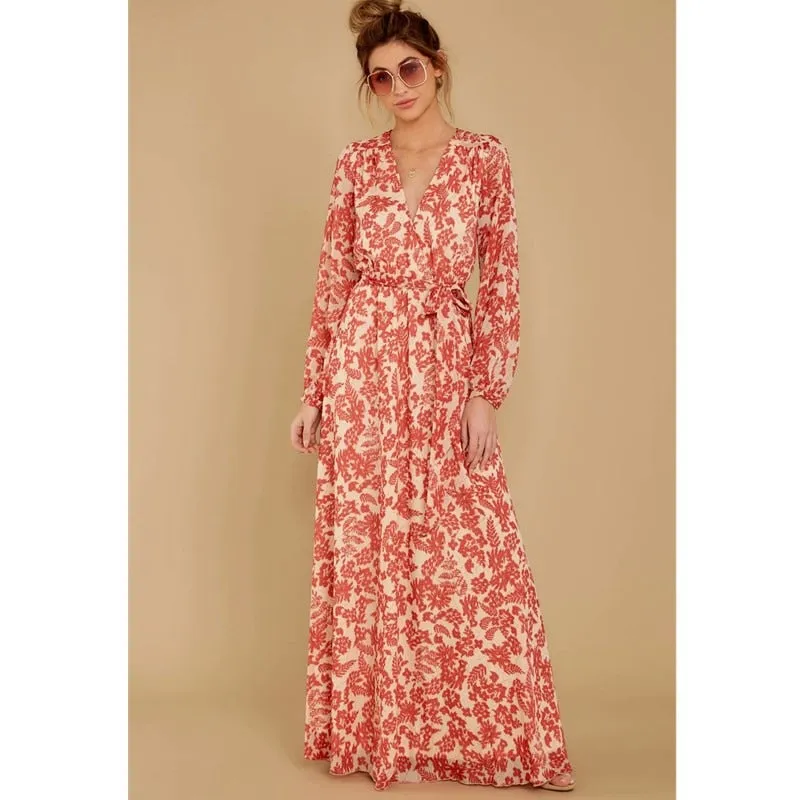 V Neck Long Dresses
