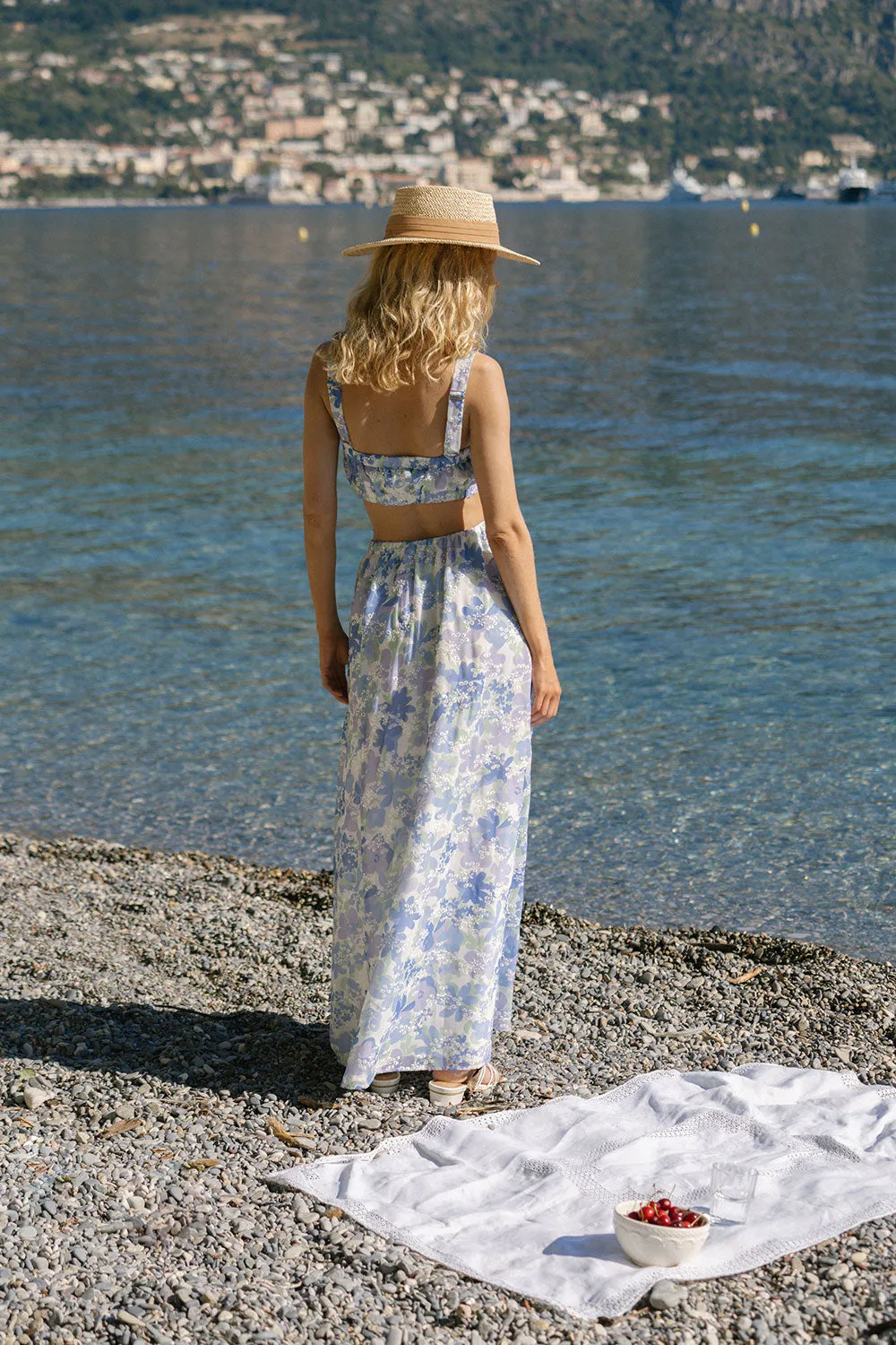 Venesa Skirt - Juniper Floral
