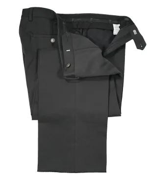 VERSACE COLLECTION -  Hunter Green Logo Button Cotton Pants - 36W
