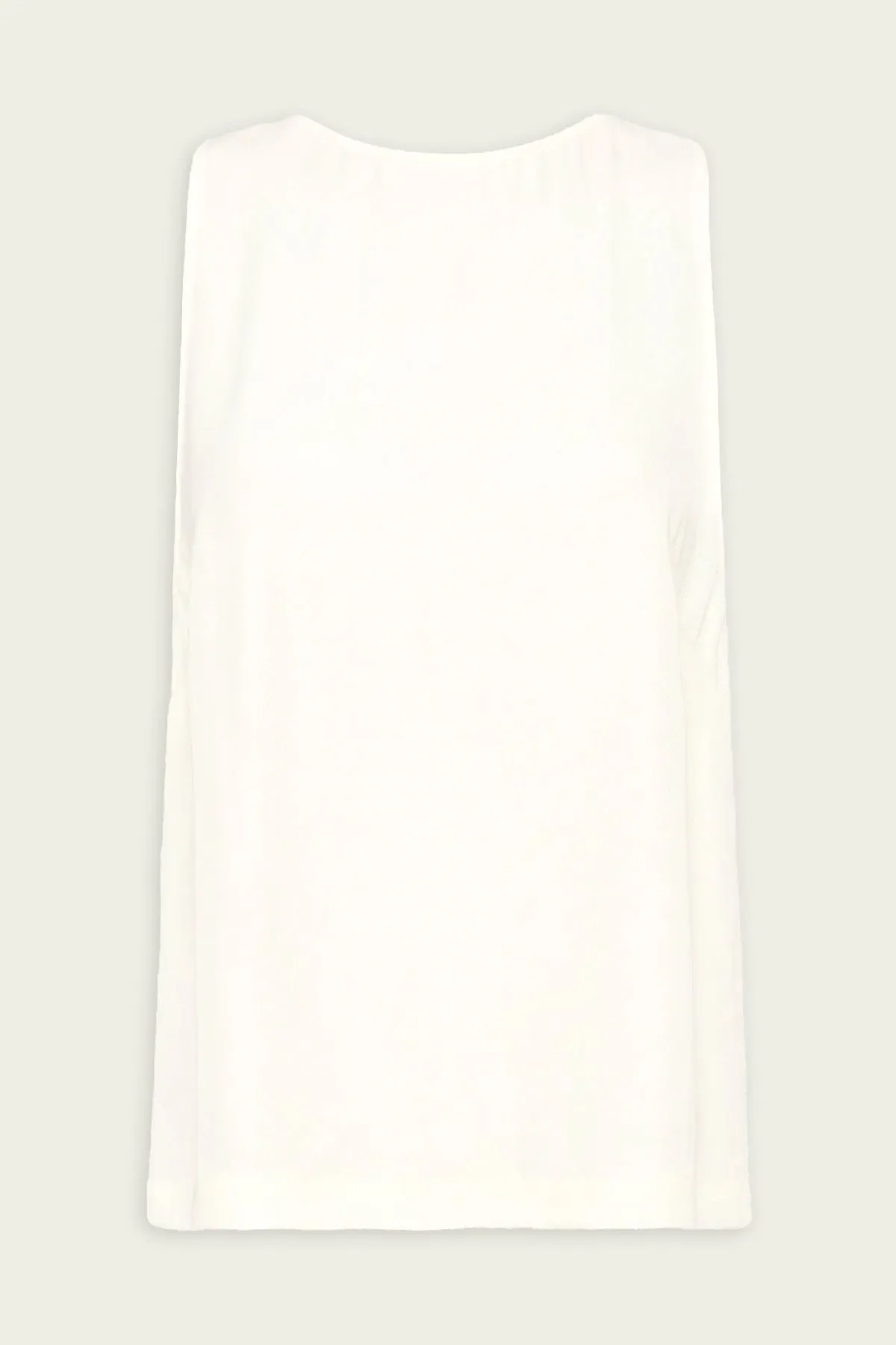 Viscose Shell Top in Off-White