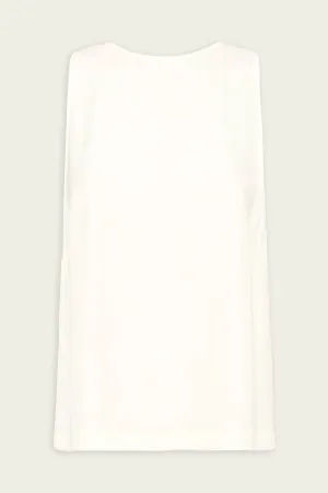 Viscose Shell Top in Off-White