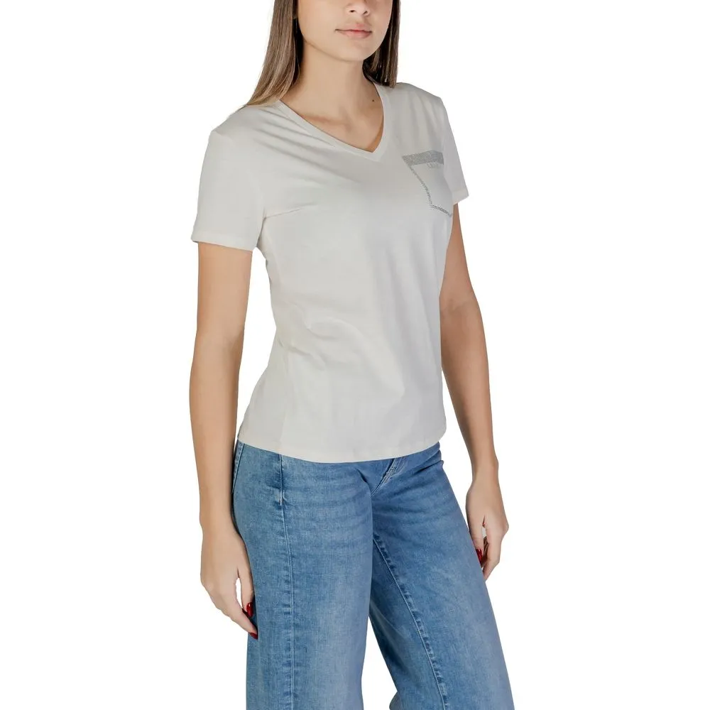 White Cotton Tops & T-Shirt