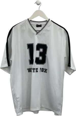 White Fox White Go For The Shot Oversized Jersey UK L/XL