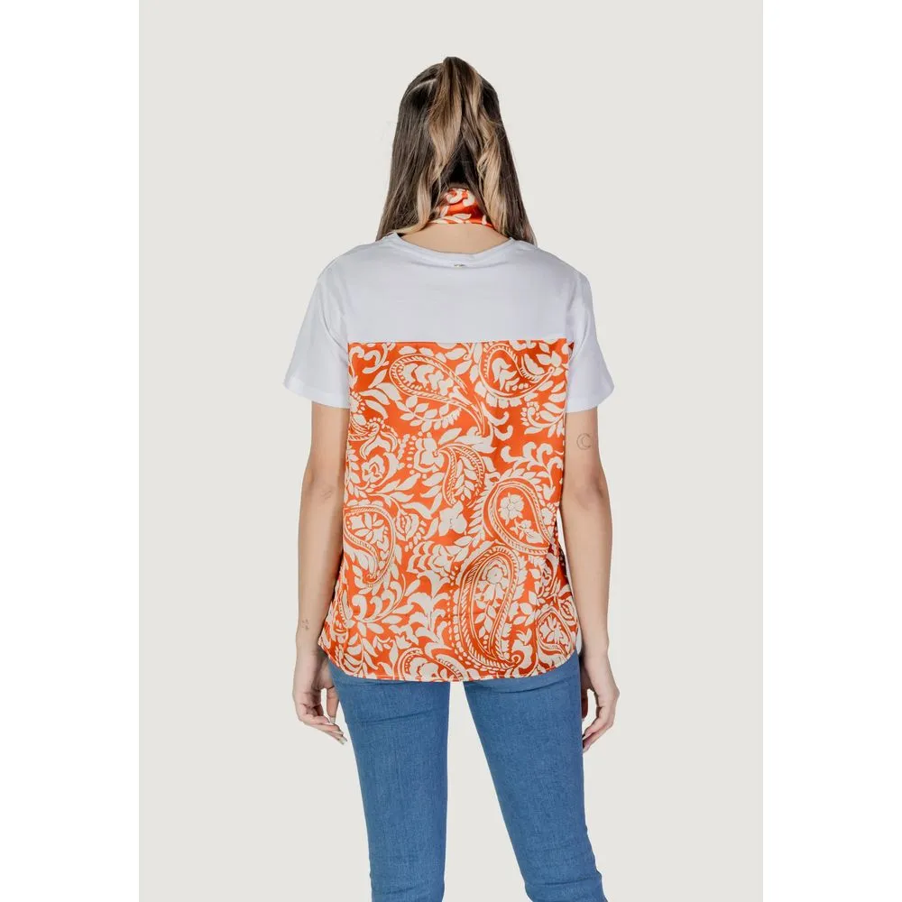 White Polyester Tops & T-Shirt