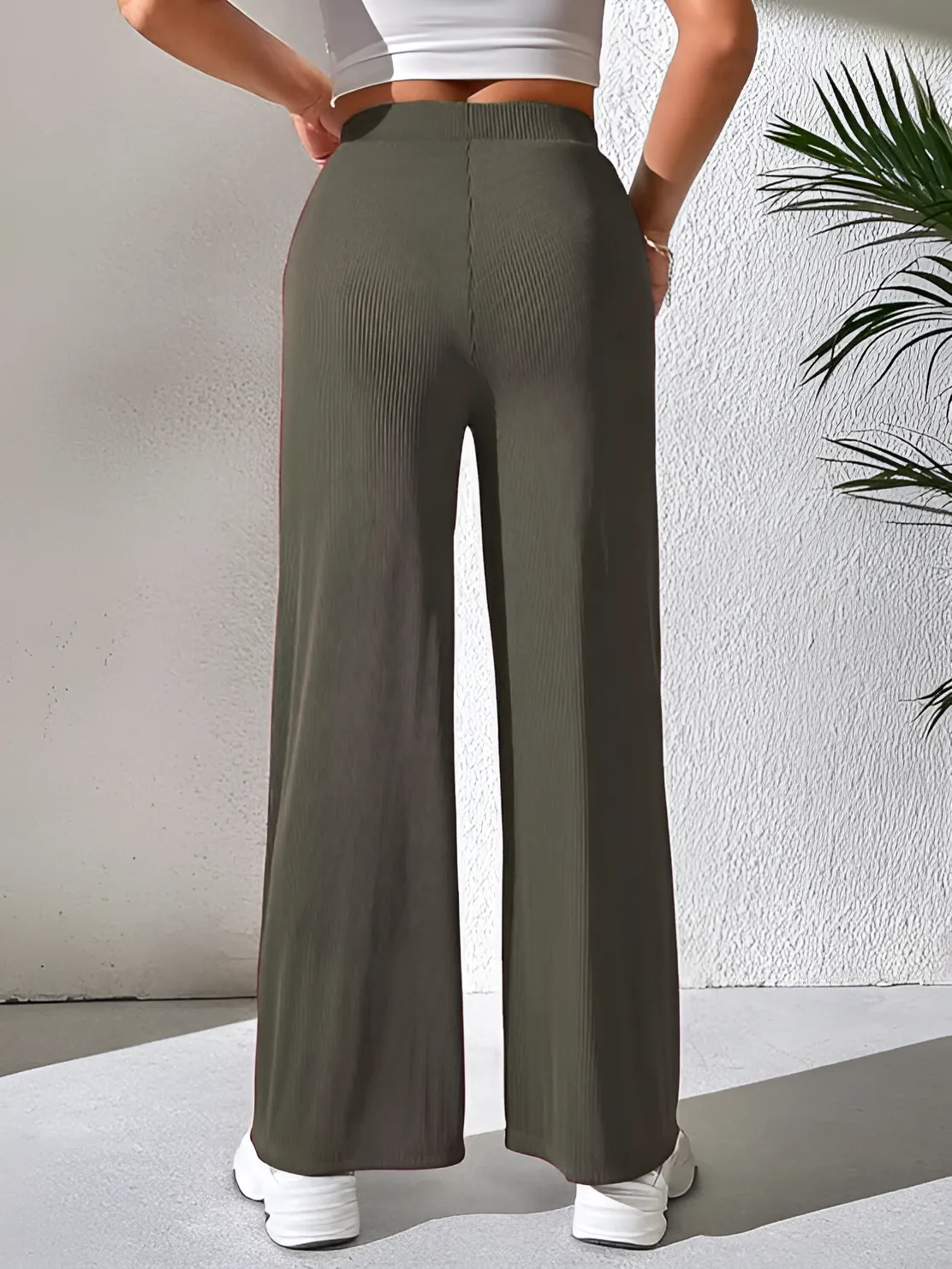 Women Korean Trousers | Women High-Waisted Trousers | KOREAN-COCO-L