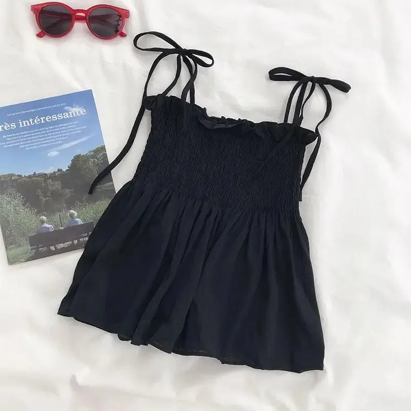 Women’s Bow Halter Crop Top