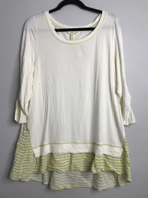 Womens Size Lg Misses White Matilda Jane Tops