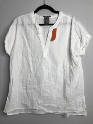 Womens Size Med Misses White matty m Tops