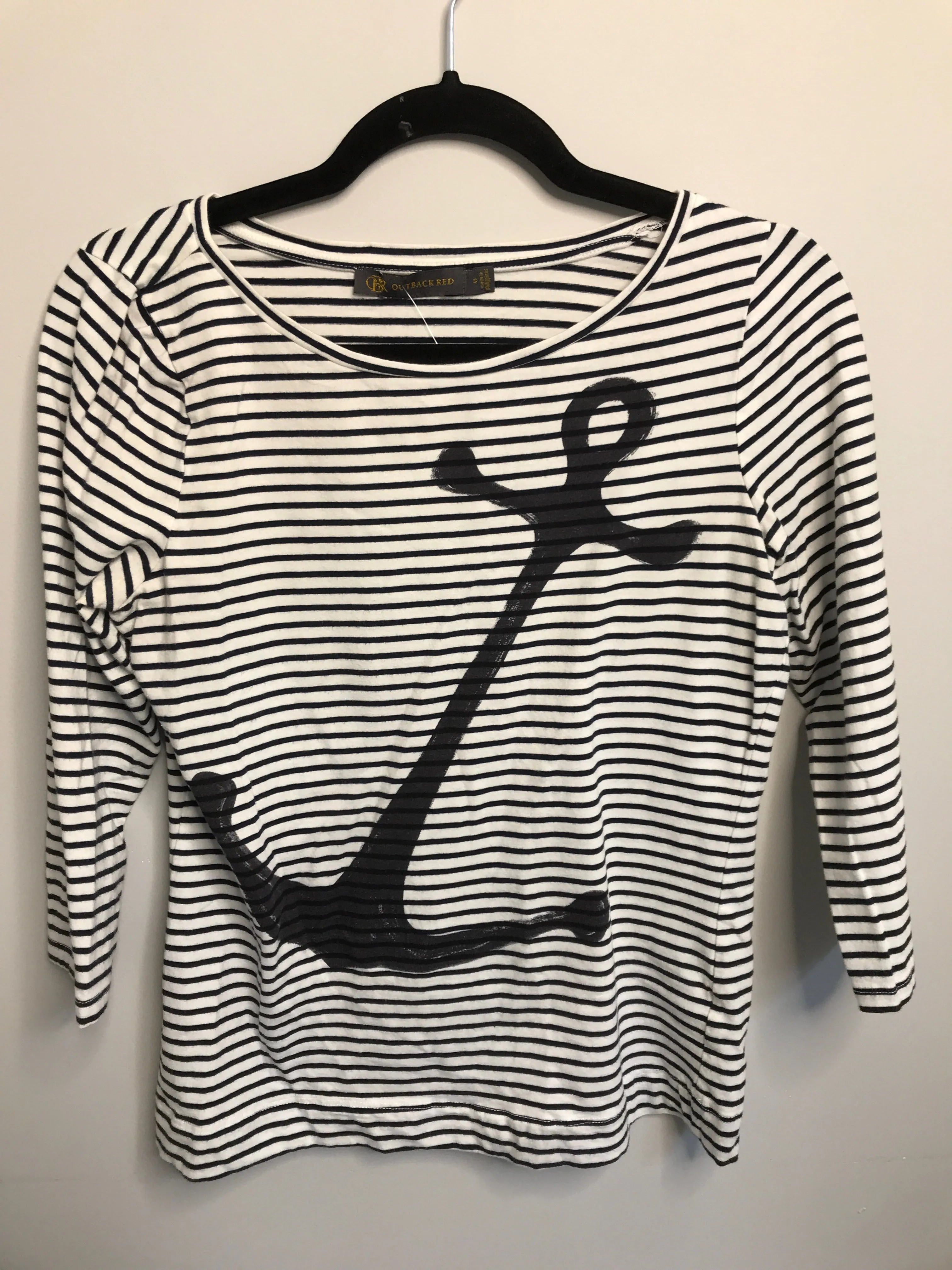 Womens Size Sm Misses White outback red Tops